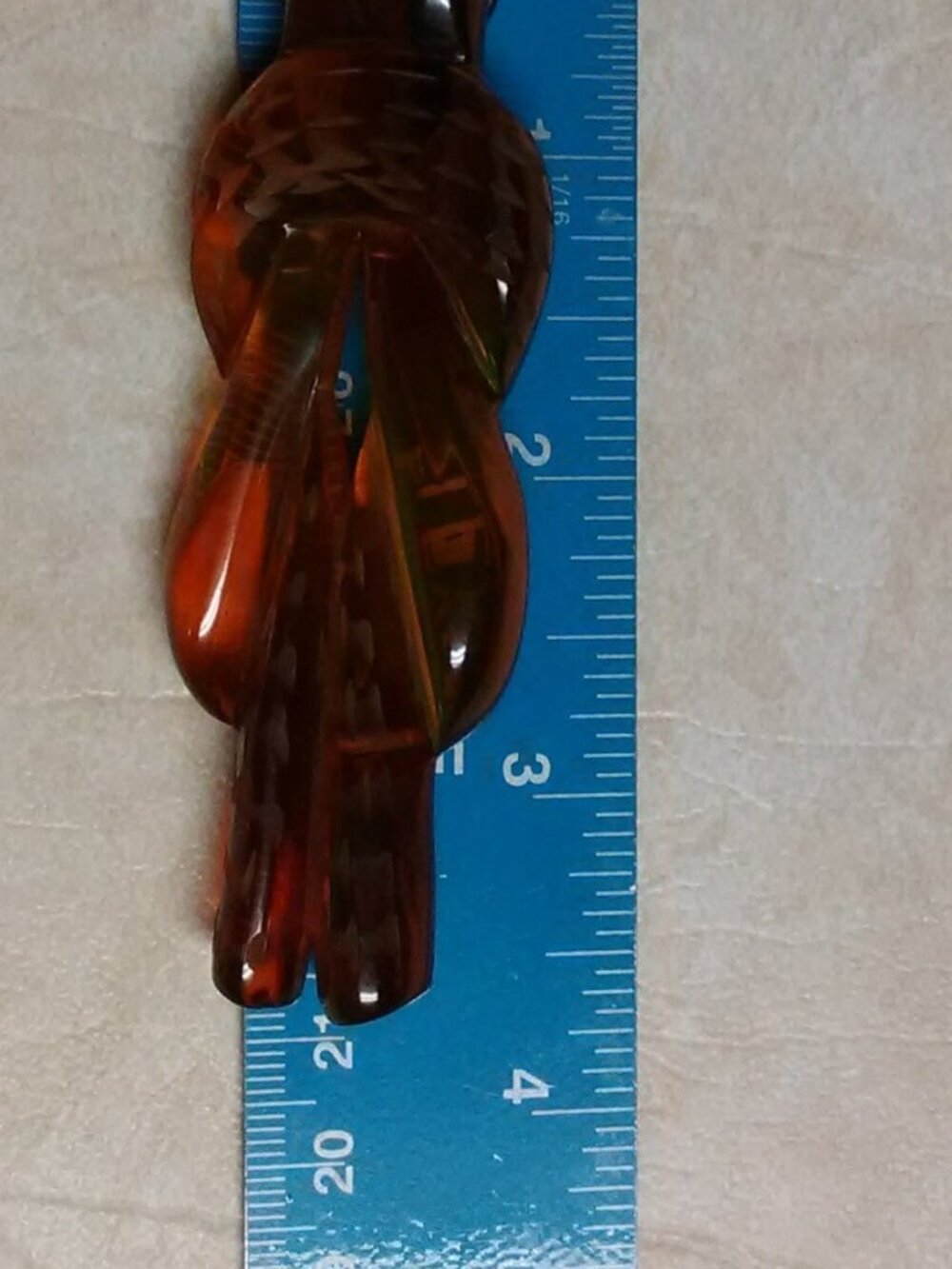 Vintage / antique Bakelite pin / brooch - large 3" - TESTED 1930's 1940's 1950's - Picture 2 of 8